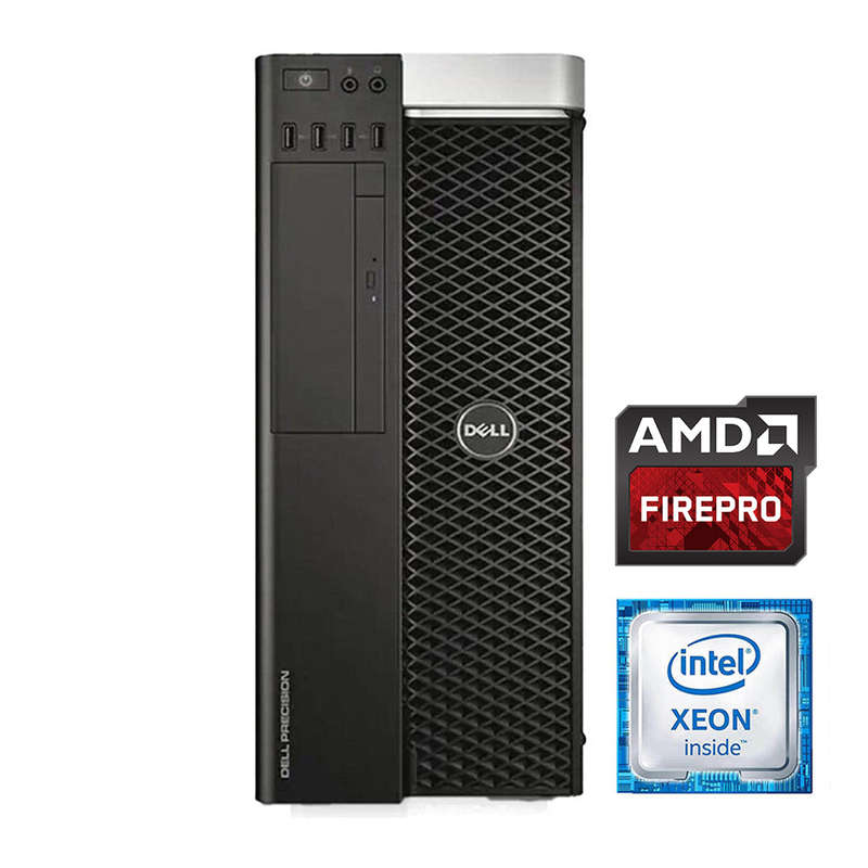 REFURBISHED - DELL PRECISION T3600 TOWER WORKSTATION - XEON E5-1650 - 64GB DDR3 - 256GB SSD + 1TB...