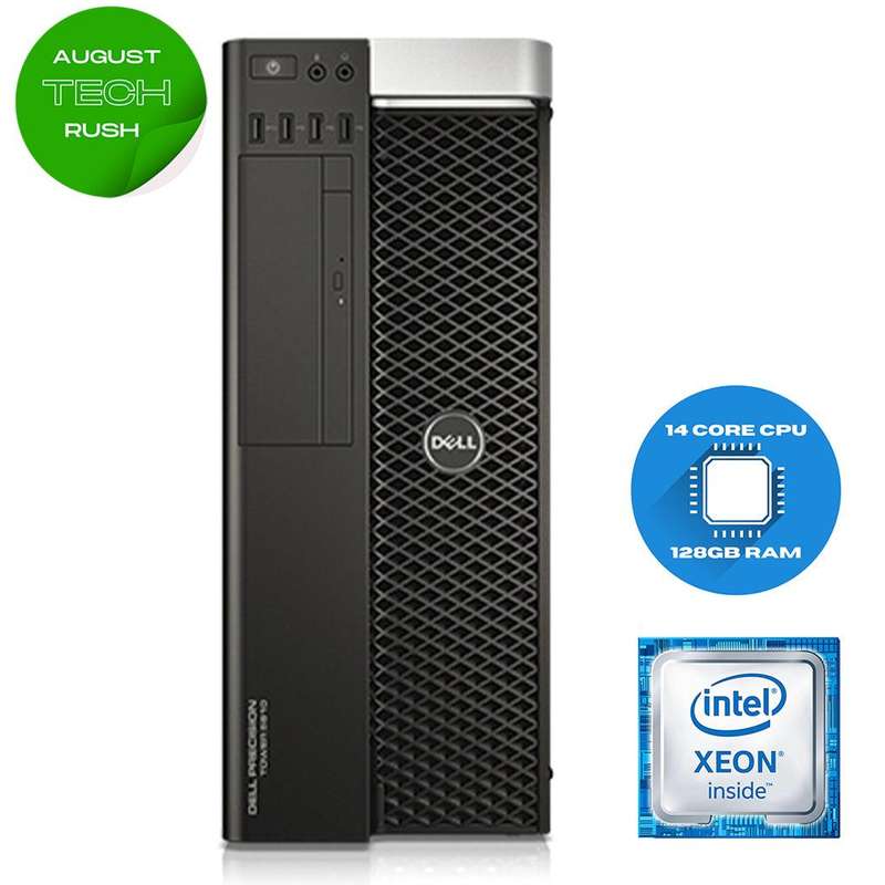 DELL PRECISION 5810 - XEON E5-2697 V3 -14 CORE -128GB DDR4 - 256GB SSD - 4GB NVIDIA QUADRO K4200 ...