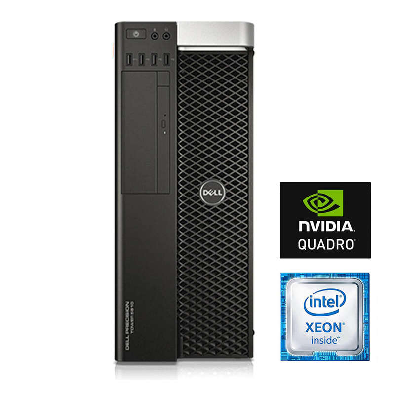 REFURBISHED - DELL PRECISION 5810 - XEON E5-2680 V3 - 12 CORE - 64GB DDR4 - 256GB SSD & 1TB HDD -...