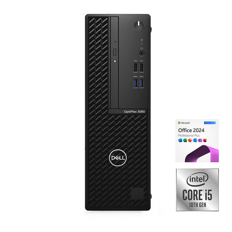 REFURBISHED - DELL OPTIPLEX 3080 - CORE I5 10505 - 10TH GEN - 16GB DDR4 - 512GB SSD - MS OFFICE 2...