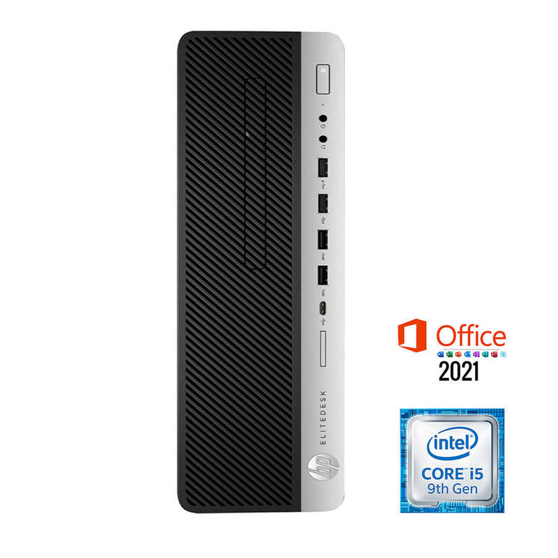 REFURBISHED - HP ELITEDESK 800 G5 SFF - I5 9500 - 9TH GEN - 8GB DDR4 - 256GB SSD - MS OFFICE 2021...