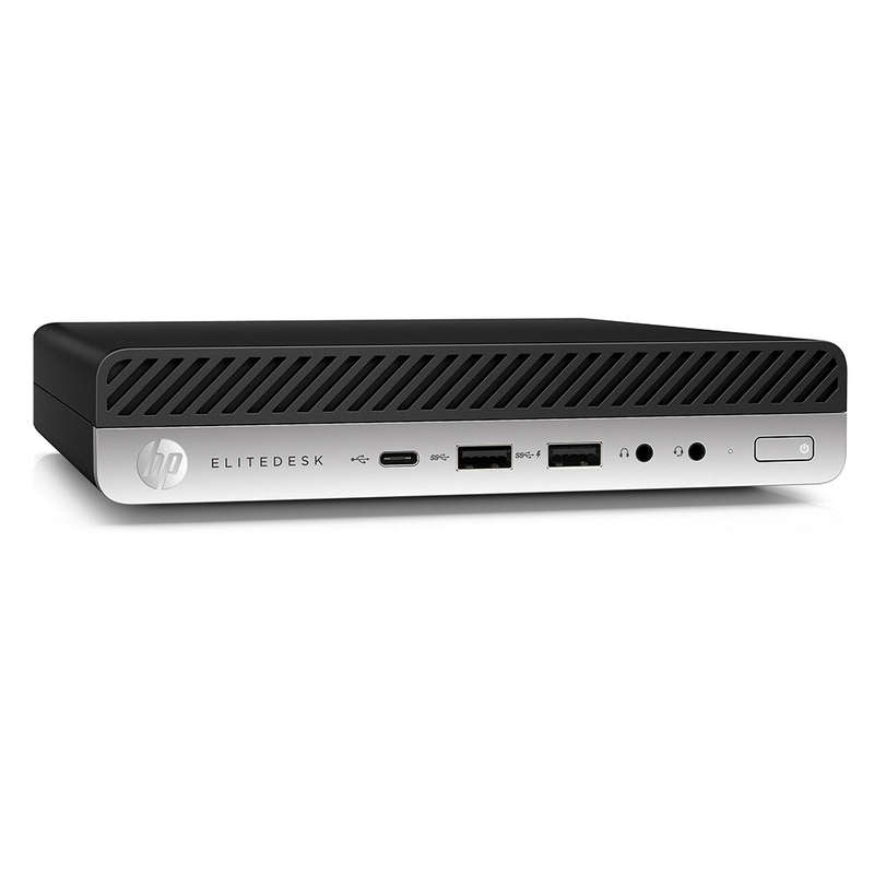 REFURBISHED - HP ELITEDESK 800 G3 MINI PC - I5 7500T - 8GB DDR4 - 256GB NVME SSD - COMPUTER