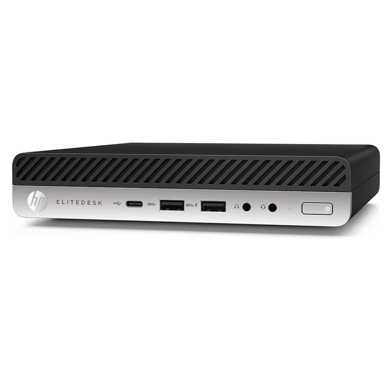 REFURBISHED - HP ELITEDESK 800 G3 MINI PC - I5 7500T - 8GB DDR4 - 256GB NVME SSD - COMPUTER