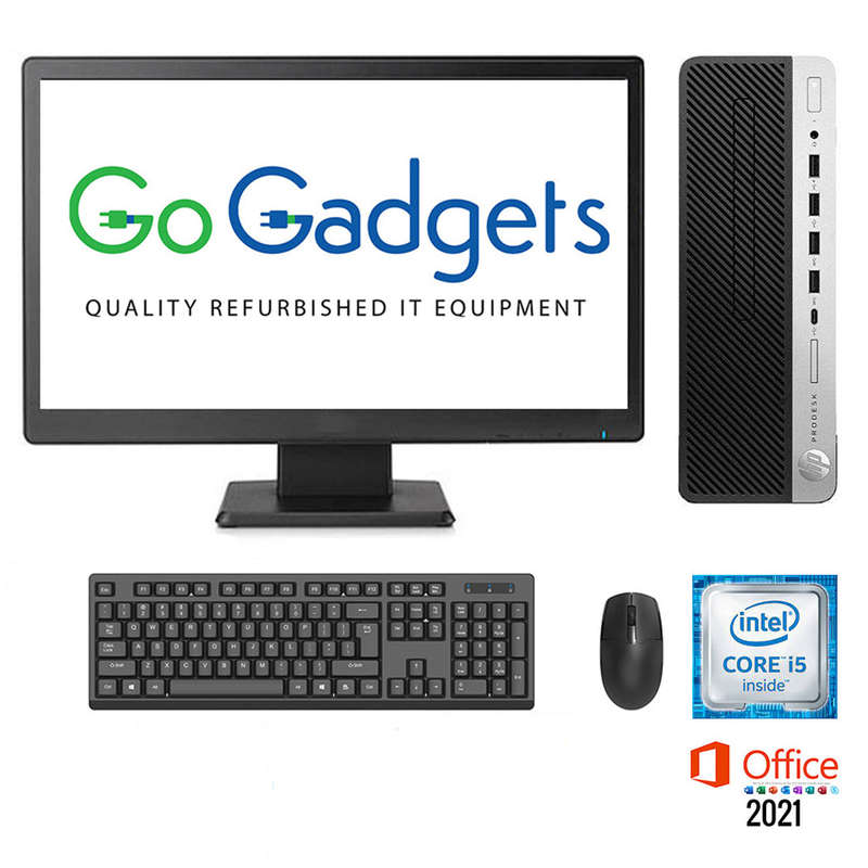 REFURBISHED - HP PRODESK 600 G3 SFF - I5 6500 6TH GEN - 8GB DDR4 - 256GB NVME SSD - 20INCH - HP -...