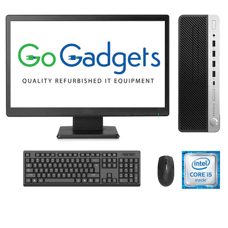 REFURBISHED - HP PRODESK 600 G3 SFF - I5 6500 6TH GEN - 8GB DDR4 - 256GB NVME SSD - 20INCH - HP -...