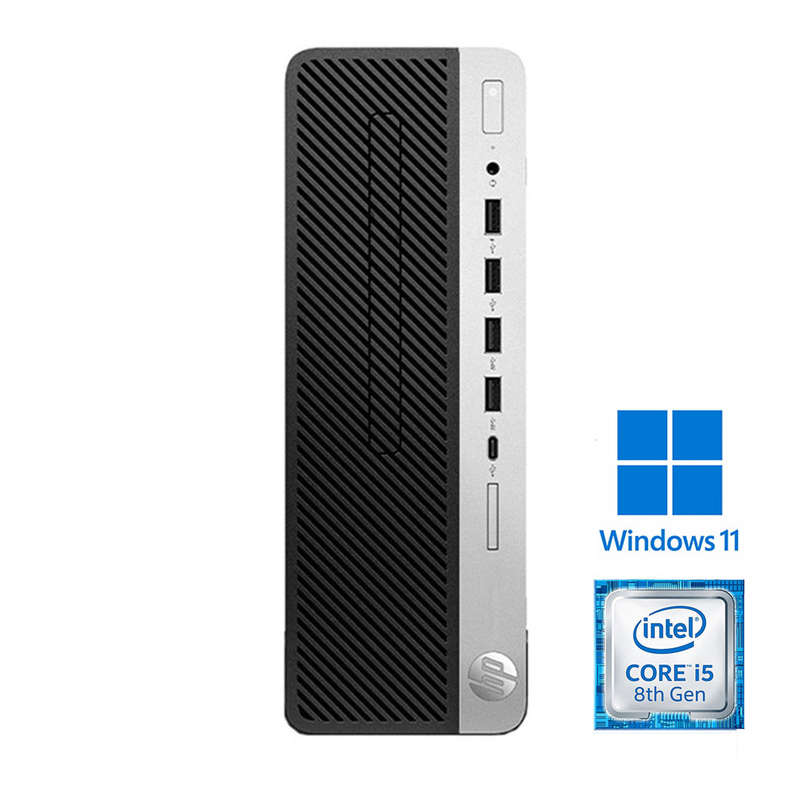 REFURBISHED - HP ELITEDESK 800 G4 SFF - I5 8500 8TH GEN - 8GB DDR4 - 240GB SSD - COMPUTER