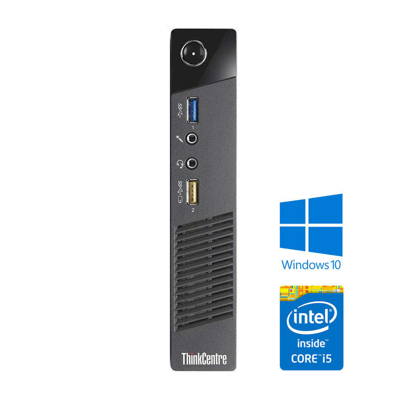 REFURBISHED - LENOVO THINKCENTRE M93P - MINI PC - I5 4570T - 8GB DDR3 - 256GB SSD - COMPUTER