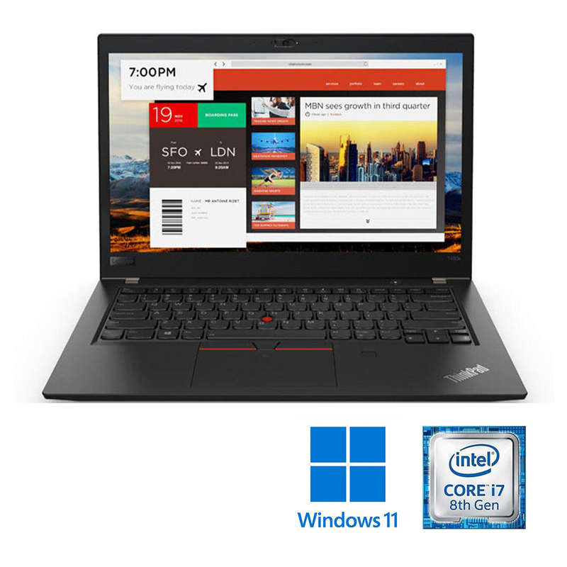 REFURBISHED - LENOVO THINKPAD T480S - I7 8550U - 16GB DDR4 - 240GB SSD - 14 INCH - LAPTOP