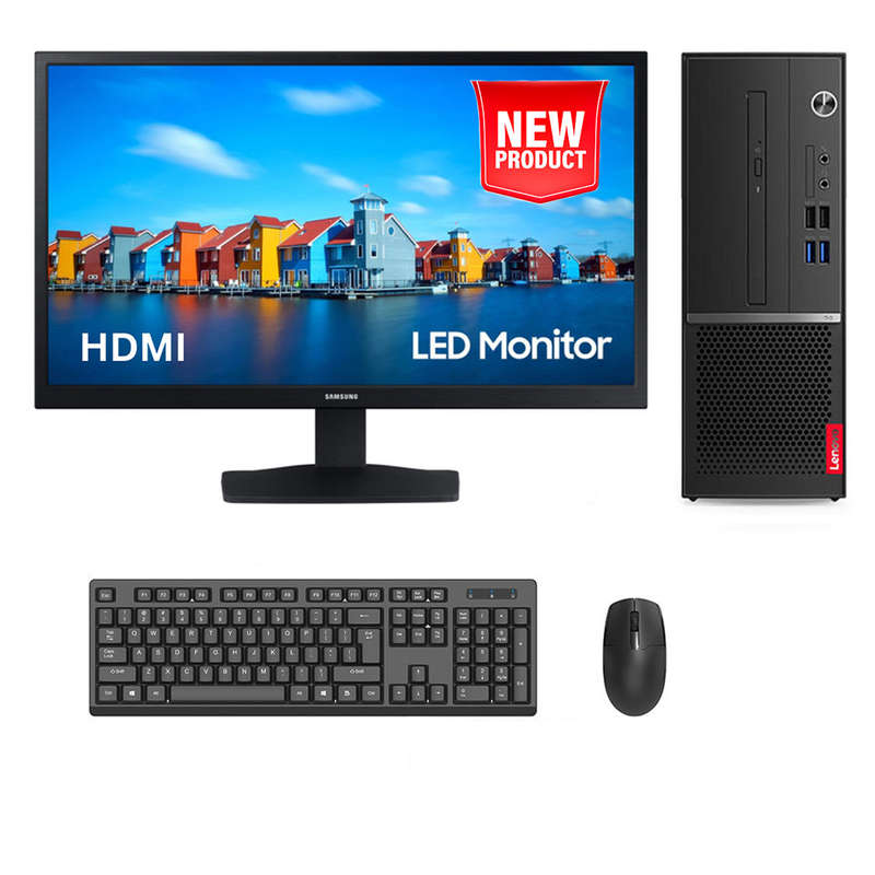 REFURBISHED - LENOVO V530S SFF - I5 8400T - 8TH GEN - 8GB DDR4 - 240GB SSD - NEW 19 INCH - SAMSUN...