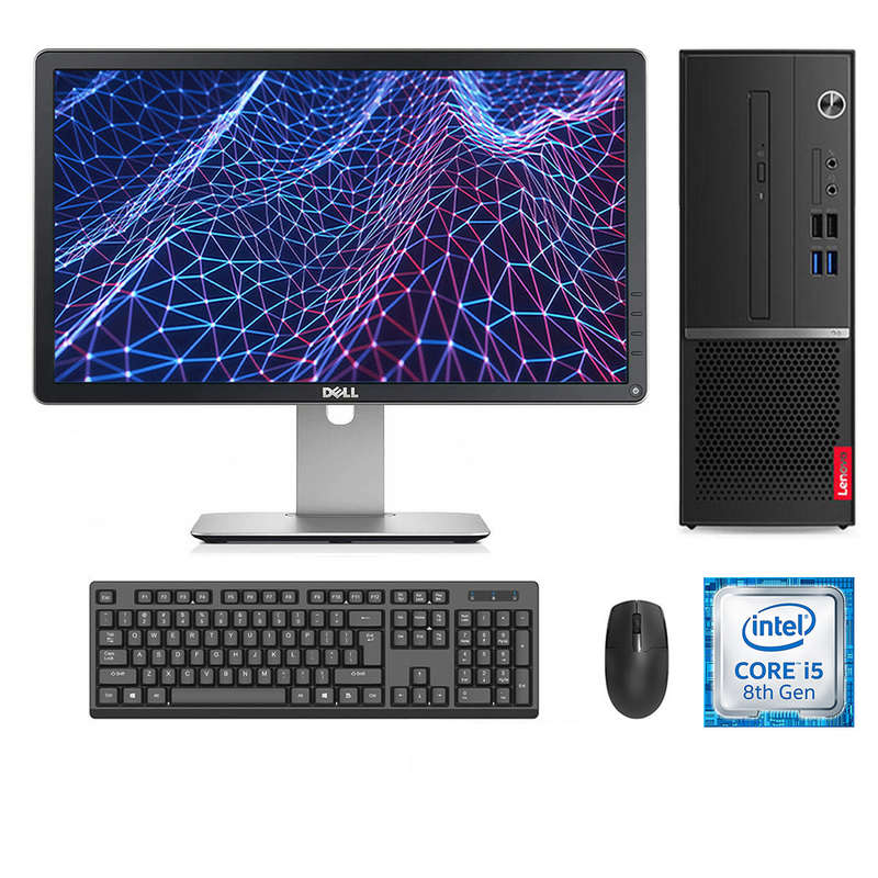 REFURBISHED - LENOVO V530S SFF - I5 8400T - 8TH GEN - 8GB DDR4 - 240GB SSD - 23INCH - DELL - P231...