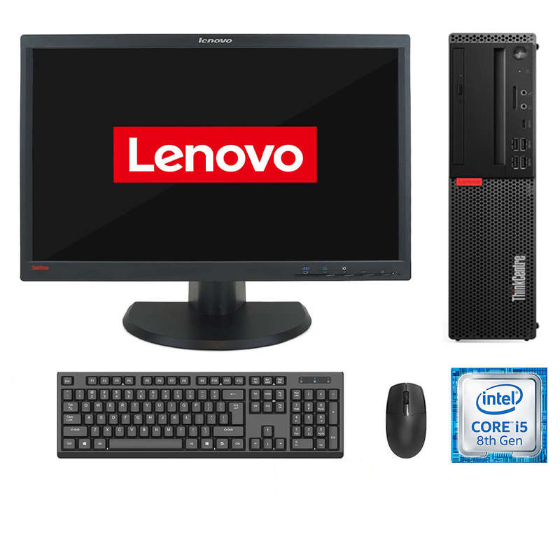 REFURBISHED - LENOVO THINKCENTRE M920S SFF - I5 8400 - 8GB DDR4 - 256GB SSD - 22INCH - LENOVO - L...