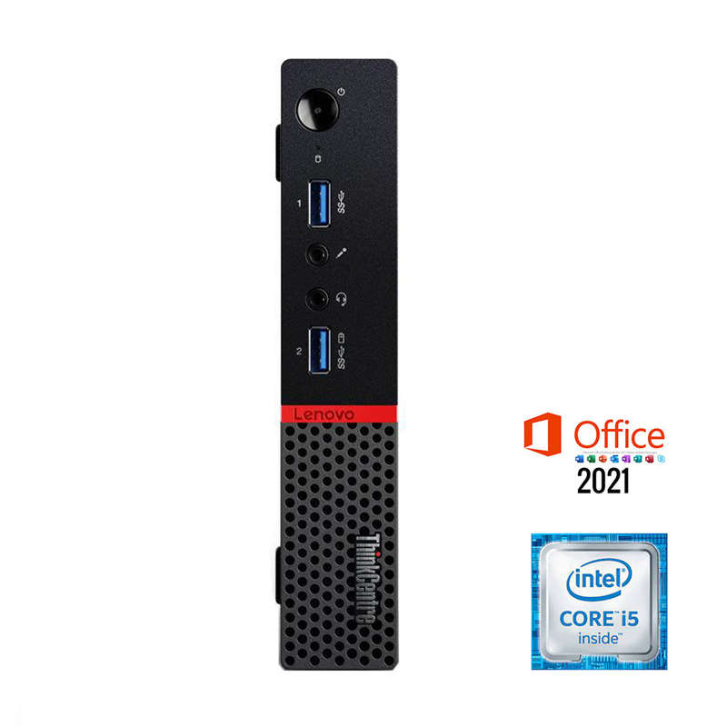 REFURBISHED - LENOVO THINKCENTRE M700 - MINI PC - I5 6500T - 8GB DDR4 - 256GB SSD - MS OFFICE 202...