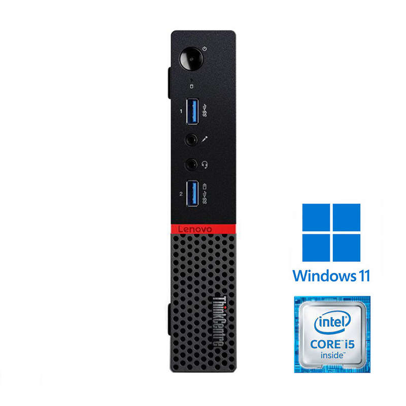 REFURBISHED - LENOVO THINKCENTRE M900 - MINI PC - I5 6500TE - 8GB DDR4 - 256GB M.2 SSD - COMPUTER