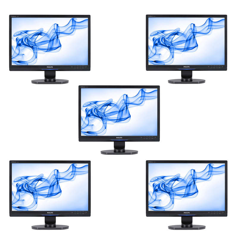 REFURBISHED - 5 x PHILIPS 190SW - 19INCH - VGA - COMPUTER MONITOR