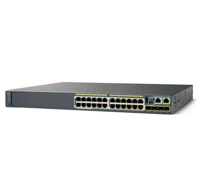REFURBISHED - CISCO CATALYST - WS-C2960S-24PS-L V03 - 24X 10/100/1000 ETHERNET PoE+ PORTS - SWITC...