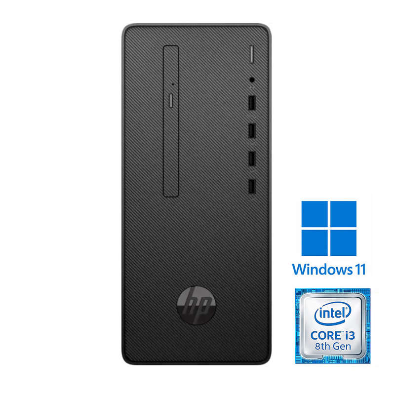 REFURBISHED - HP DESKTOP PRO G2 MICRO TOWER - I3 8100 - 8GB DDR4 - 256GB SSD - 20INCH - HP - P201...