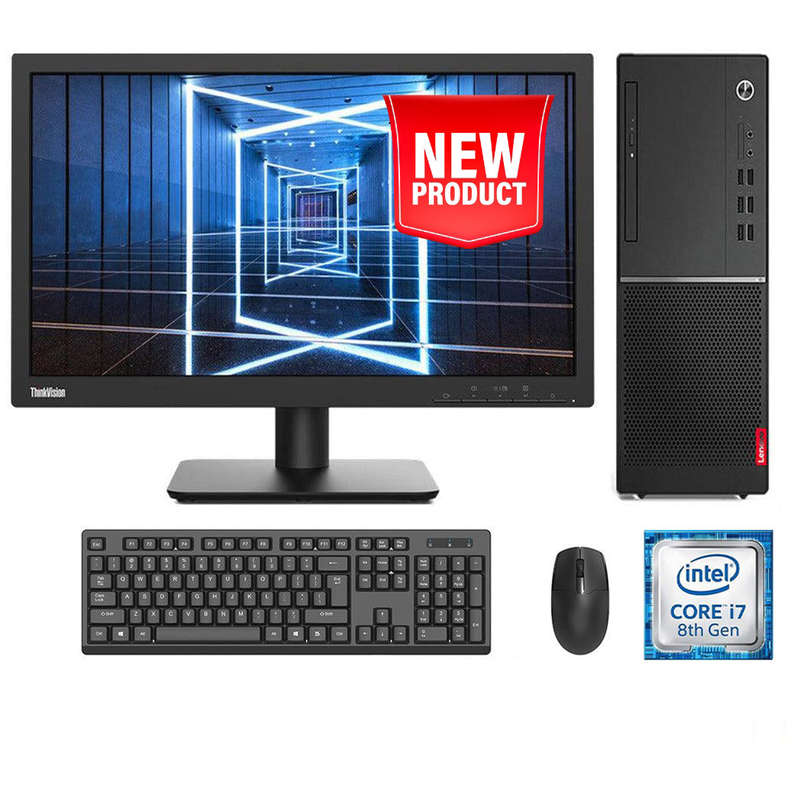 REFURBISHED - LENOVO V530 - DESKTOP TOWER  - I7 8700 -  16GB DDR4 - 240GB SSD - 19.5 INCH - LENOV...