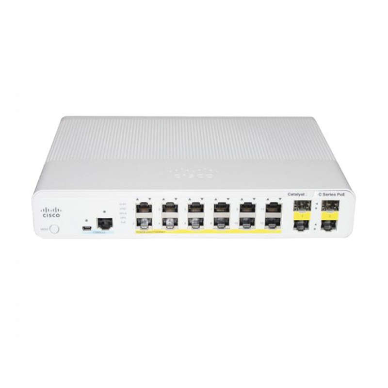 REFURBISHED - CISCO CATALYST - 3560-C PoE 12 WS - C3560C - 12PC-S V01 - SWITCH - NETWORKING