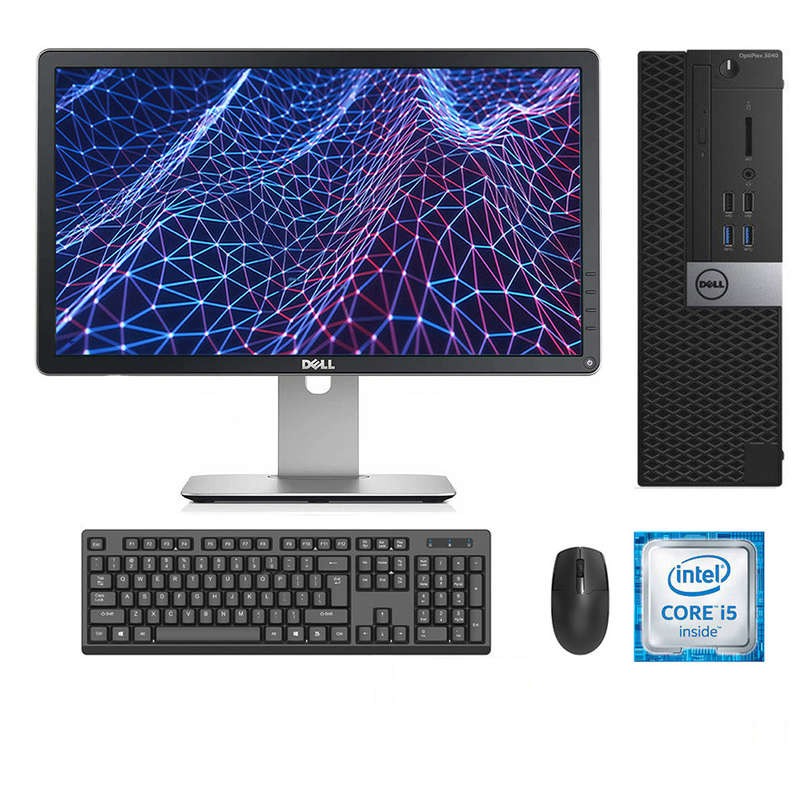 REFURBISHED - DELL OPTIPLEX 3040 SFF - I5 6500T - 8GB DDR3 - 256GB SSD - 23INCH - DELL - P2314H -...