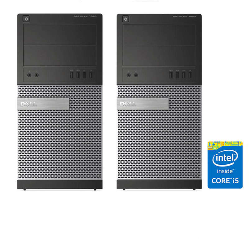 REFURBISHED - 2X DELL OPTIPLEX 7020 MINI TOWER - I5 4570 - 8GB DDR3 - 500GB HDD  - COMPUTER - B-G...