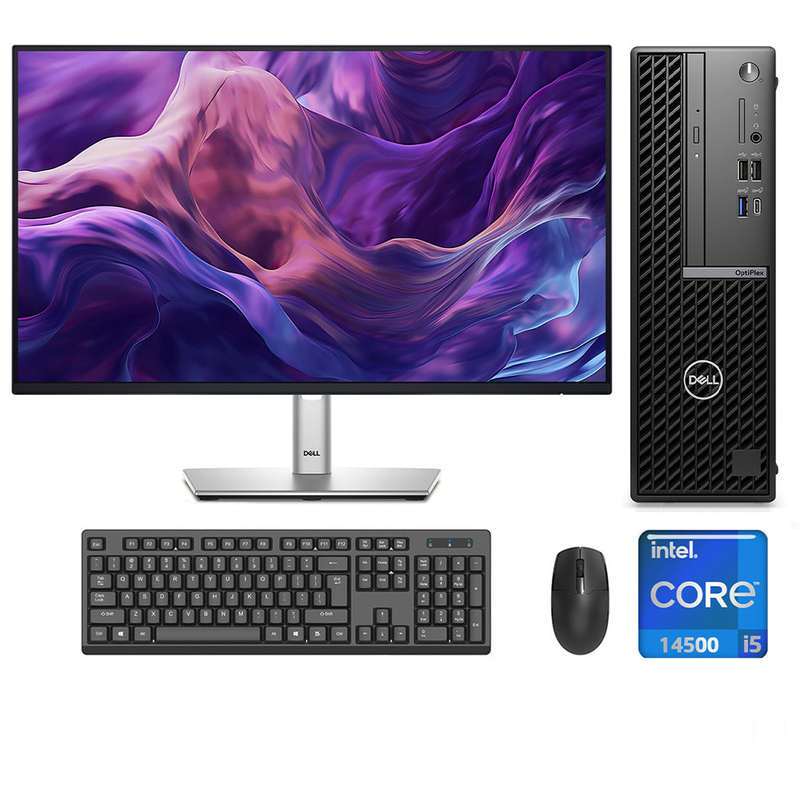 REFURBISHED - DELL OPTIPLEX 7020 SFF - I5 14500 - 14TH GEN - 16GB DDR5 - 512GB NVME SSD - 24INCH ...