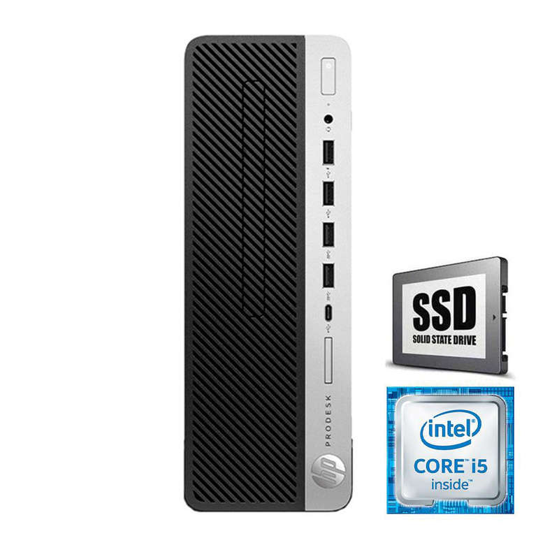 REFURBISHED - HP ELITEDESK 800 G3 SFF - I5 6500 - 8GB DDR4 - 256GB SSD - 20INCH - HP - LE2002X - ...