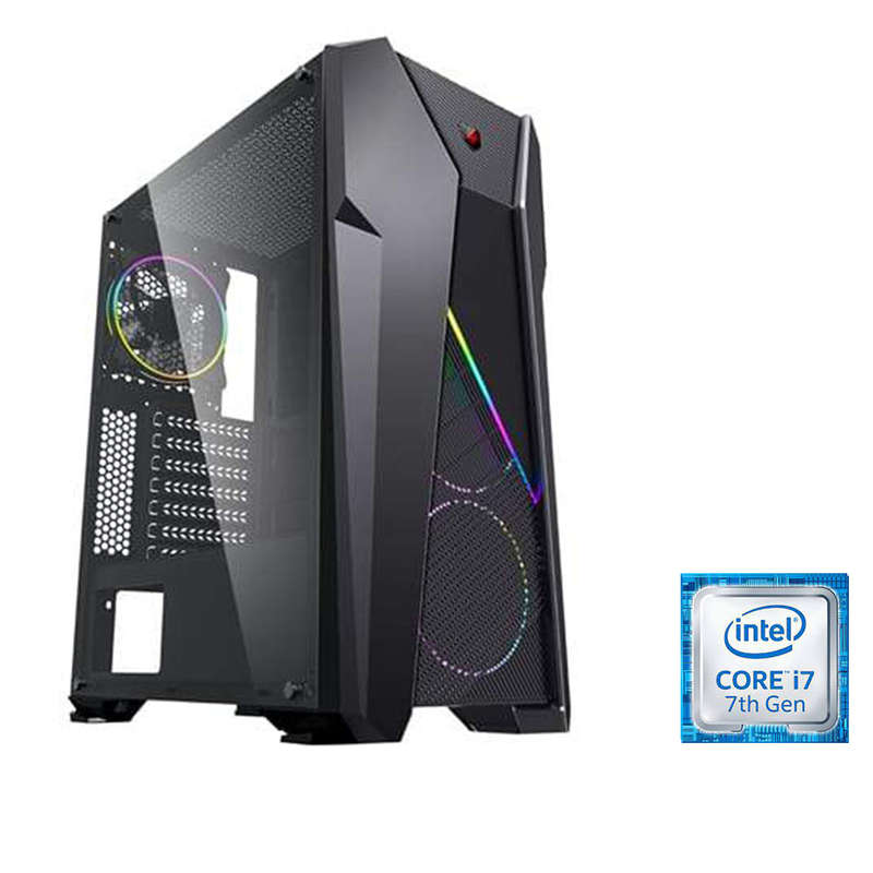 REFURBISHED - RAIDMAX i328 TOWER - I7-7700 - 16GIG DDR4 - 256GB SSD - COMPUTER - A-GRADE