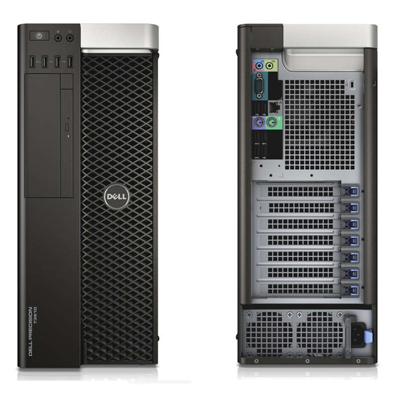 REFURBISHED - DELL PRECISION T3610 - XEON E5-2620 V2 - 64GB DDR3 - 256GB SSD + 1TB HDD - 2GB AMD ...