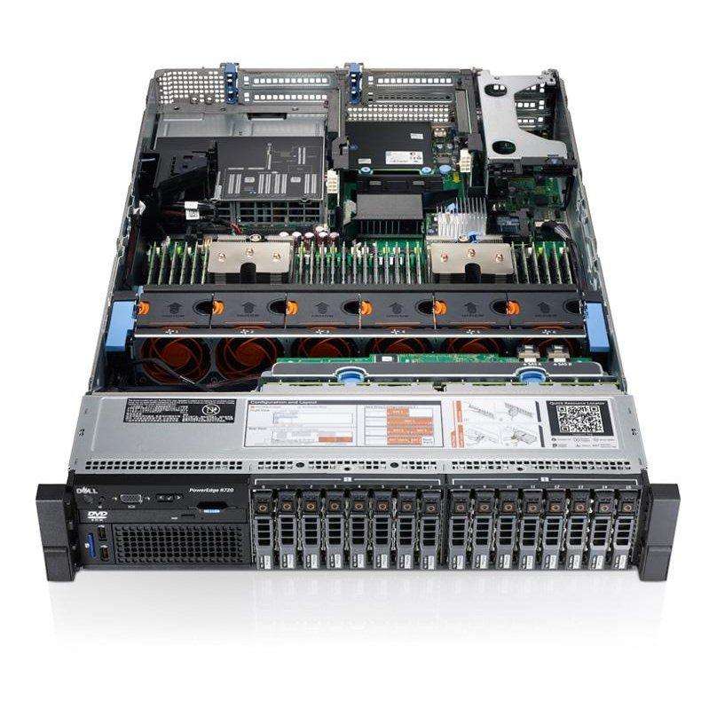 REFURBISHED - DELL POWEREDGE R720 - 2X XEON E5-2620 V2 - 256GB DDR3 RAM - SERVER