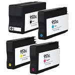 Remanufactured HP 950XL, 951XL Ink Cartridges Value Pack