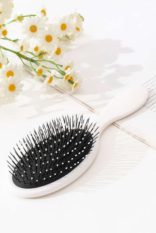 White Sweet Leopard Pattern Hair Care Comb