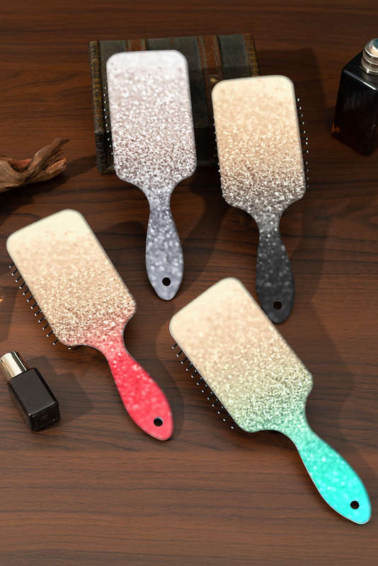 Iceland Blue Ombre Glitter Hair Care Comb