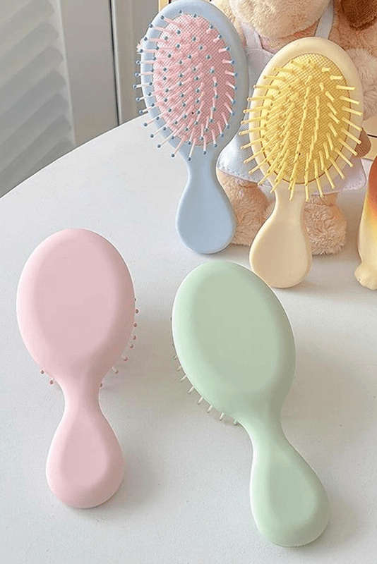 Pink Portable Mini Air Cushion Comb