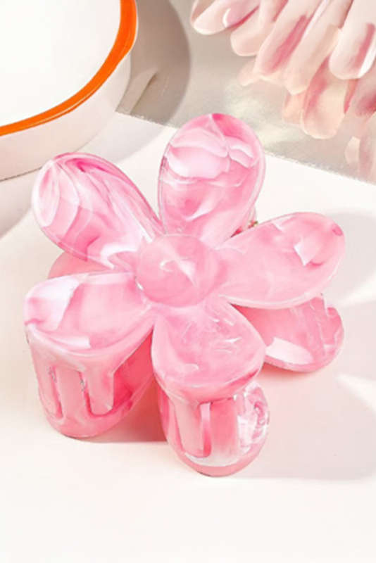 Bonbon Flower Shape Resin Hair Claw Clip
