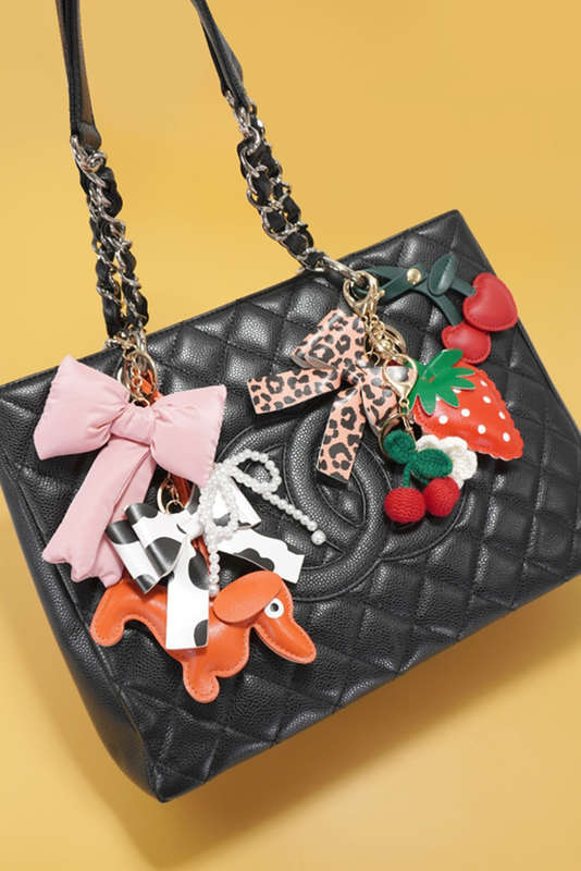 Pink Cute 3D Bow Knot Keychain