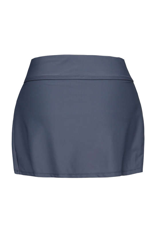 Plus Size Grey Skirted Swim Bikini Bottom