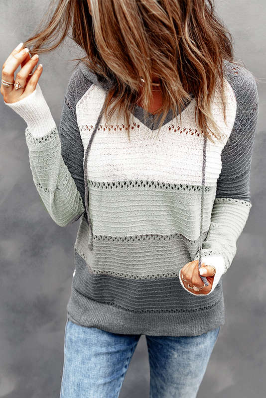 Beach Bonfire Knitted Hoodie
