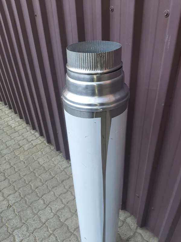 Jetmaster Double(Insulated ) Flue Pipe(150 DIA X 1200) Stainless Steel | 40240419