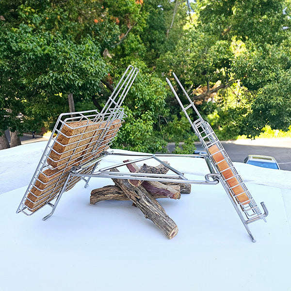 Multipurpose Stainless-Steel Braai, Rib & and Potjie Stand - Stainless-steel | ERBS 002