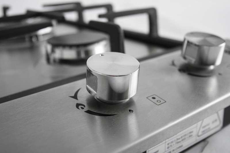 Alva 2- Burner Gas Hob - Stainless Steel
