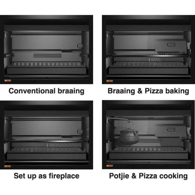 Jetmaster Ultimate 4 in 1 Quadro Fireplace