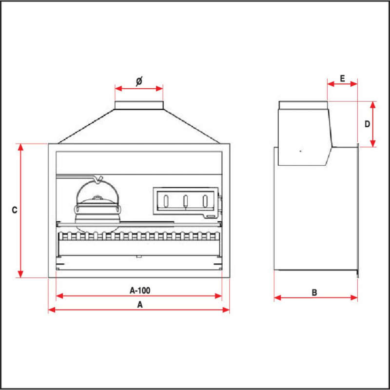 Jetmaster Ultimate 4 in 1 Quadro Fireplace