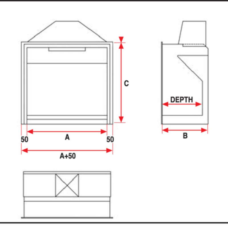 Jetmaster 700 S Professional Universal Fireplace | 40211429