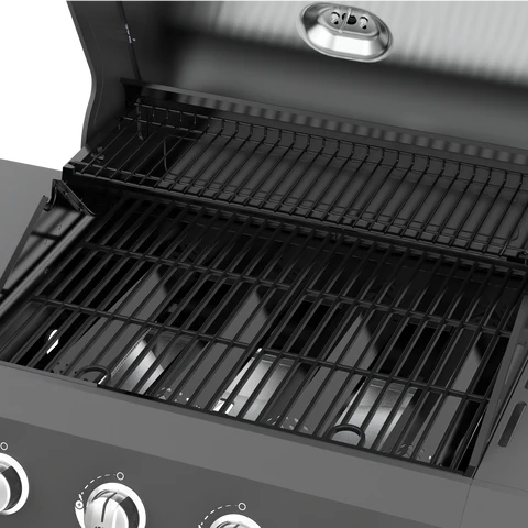 Megamaster Onyx Series 4 Burner Patio Gas Braai with a side burner | 720-1093