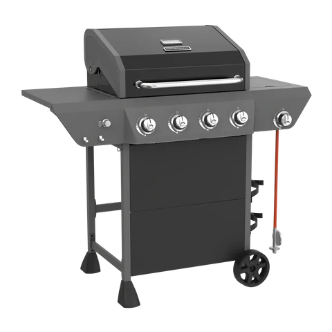 Megamaster Onyx Series 4 Burner Patio Gas Braai with a side burner | 720-1093