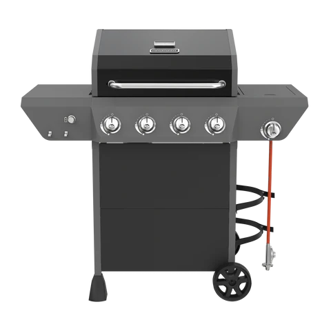 Megamaster Onyx Series 4 Burner Patio Gas Braai with a side burner | 720-1093