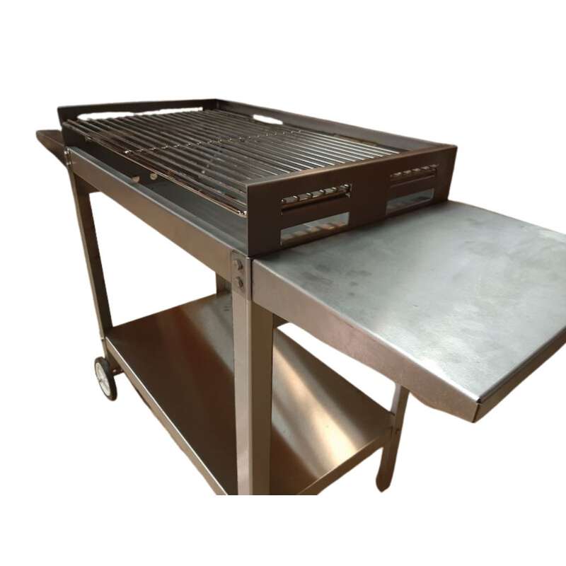 Jetmaster 760 Mobile Patio Braai with Ash Pan & Storage Shelf