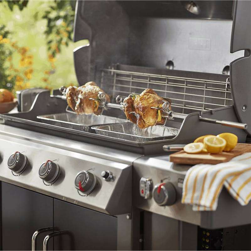 Weber Stainless Steel Rotisserie 4b/6b Gas | 7655