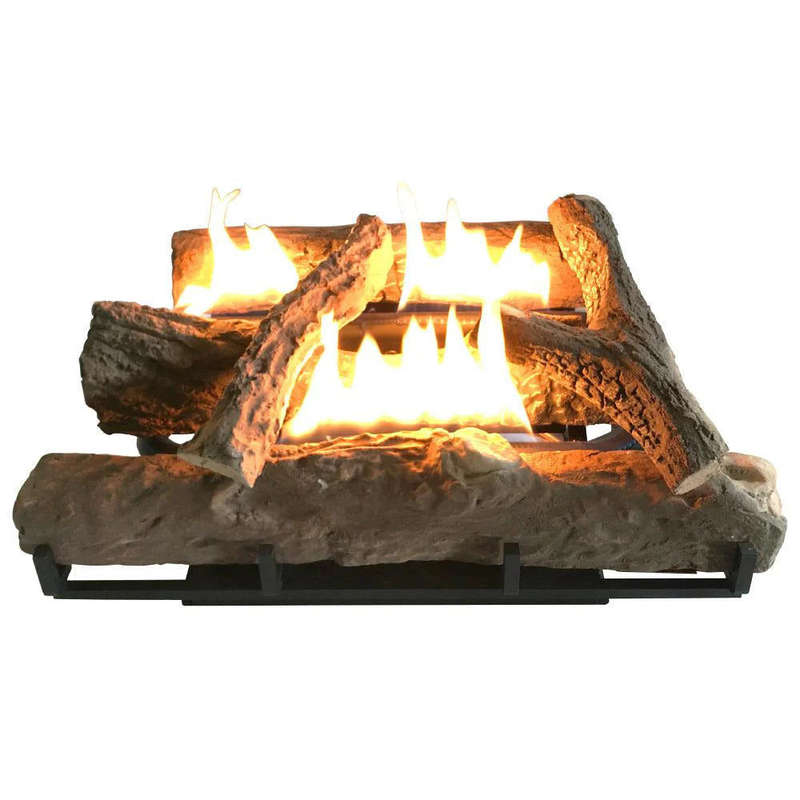 Log Fireplace Gas Heater 670mm Wide | GFP101