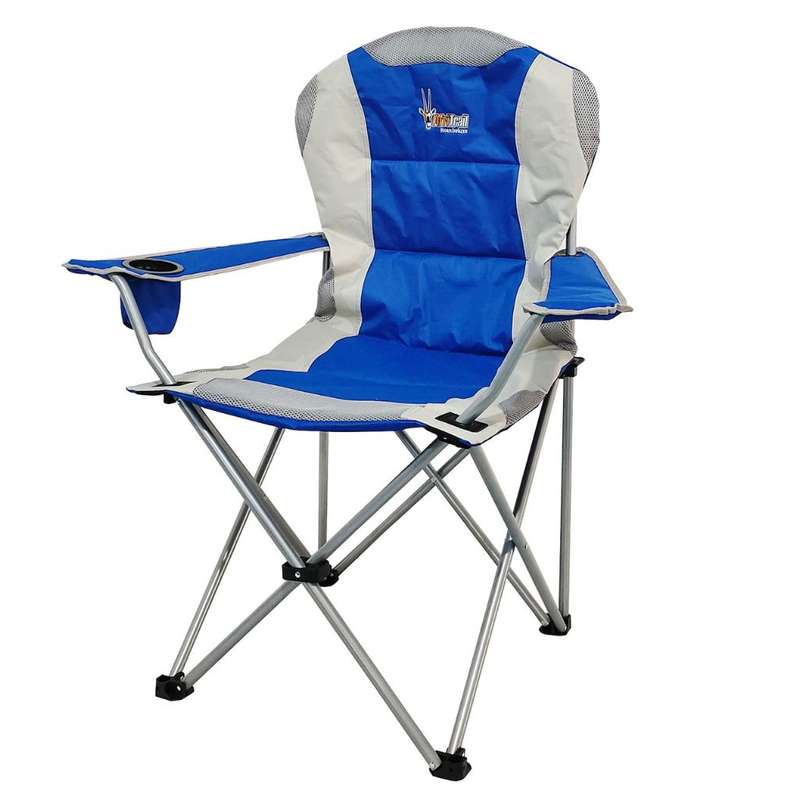 Afritrail Roan Deluxe Padded Folding Armchair Blue | AC-ROAN-BX